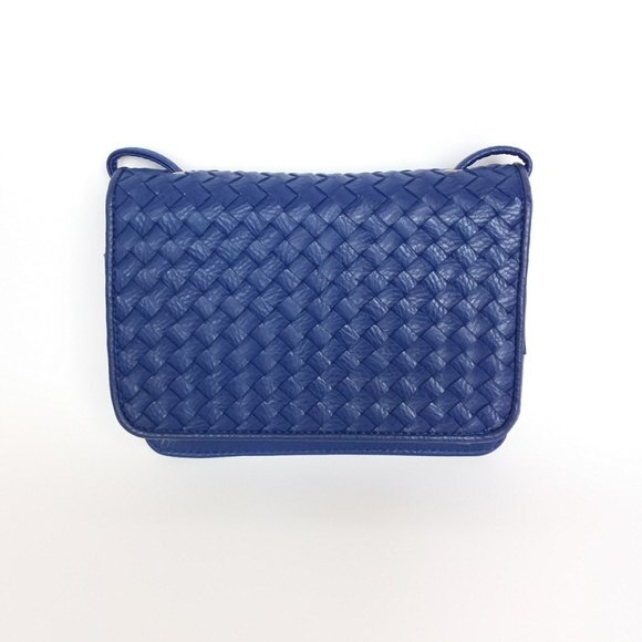 Clarks Purse Royal Blue Multi Compartment Fold-over Crossbody - Picture 8 of 8